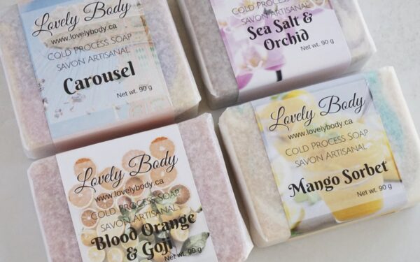 Produits Lovely Body : Savons et lotions de qualité faits à la main à Thunder Bay