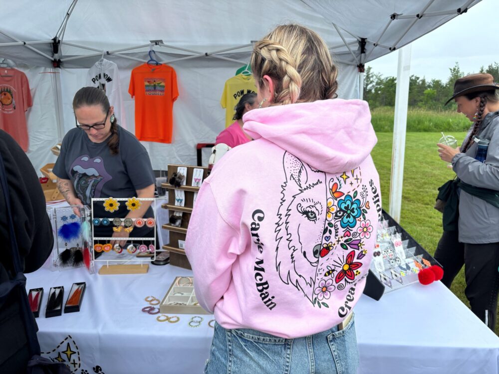 Carie Mcbain Creations Hoodie From Back