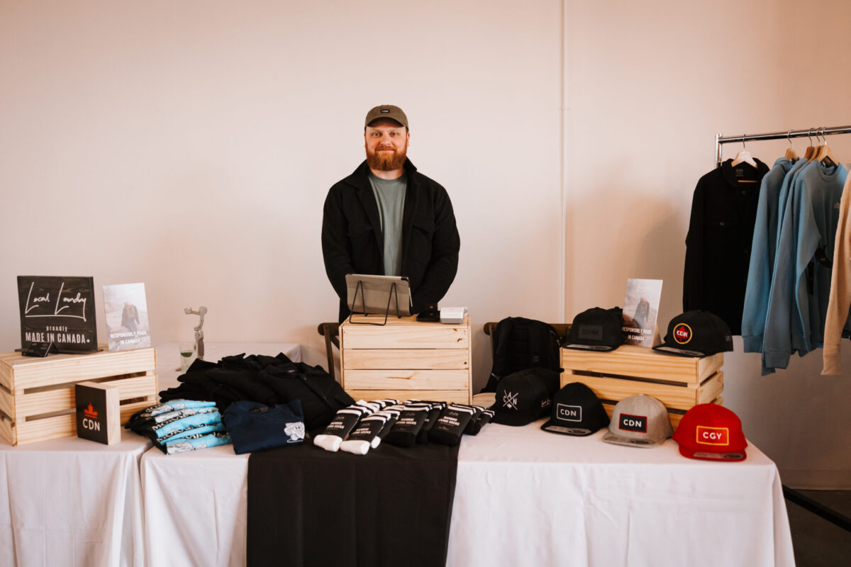 Local Laundry booth at Canadians Connected: Edmonton