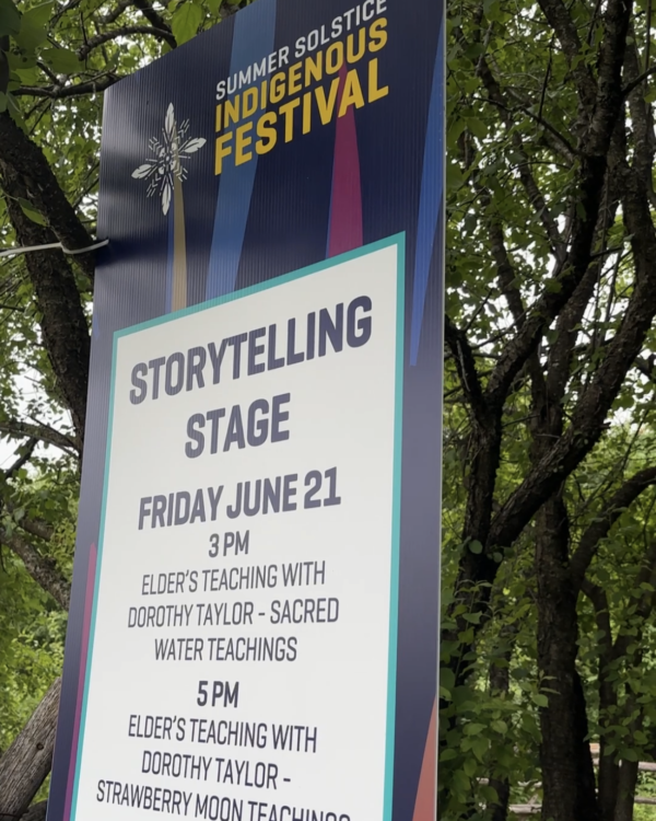 Storytelling Stage at the Summer Solstice Festival