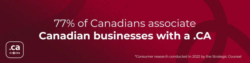 77% Of Canadians Associate Canadian Businesses With A .ca