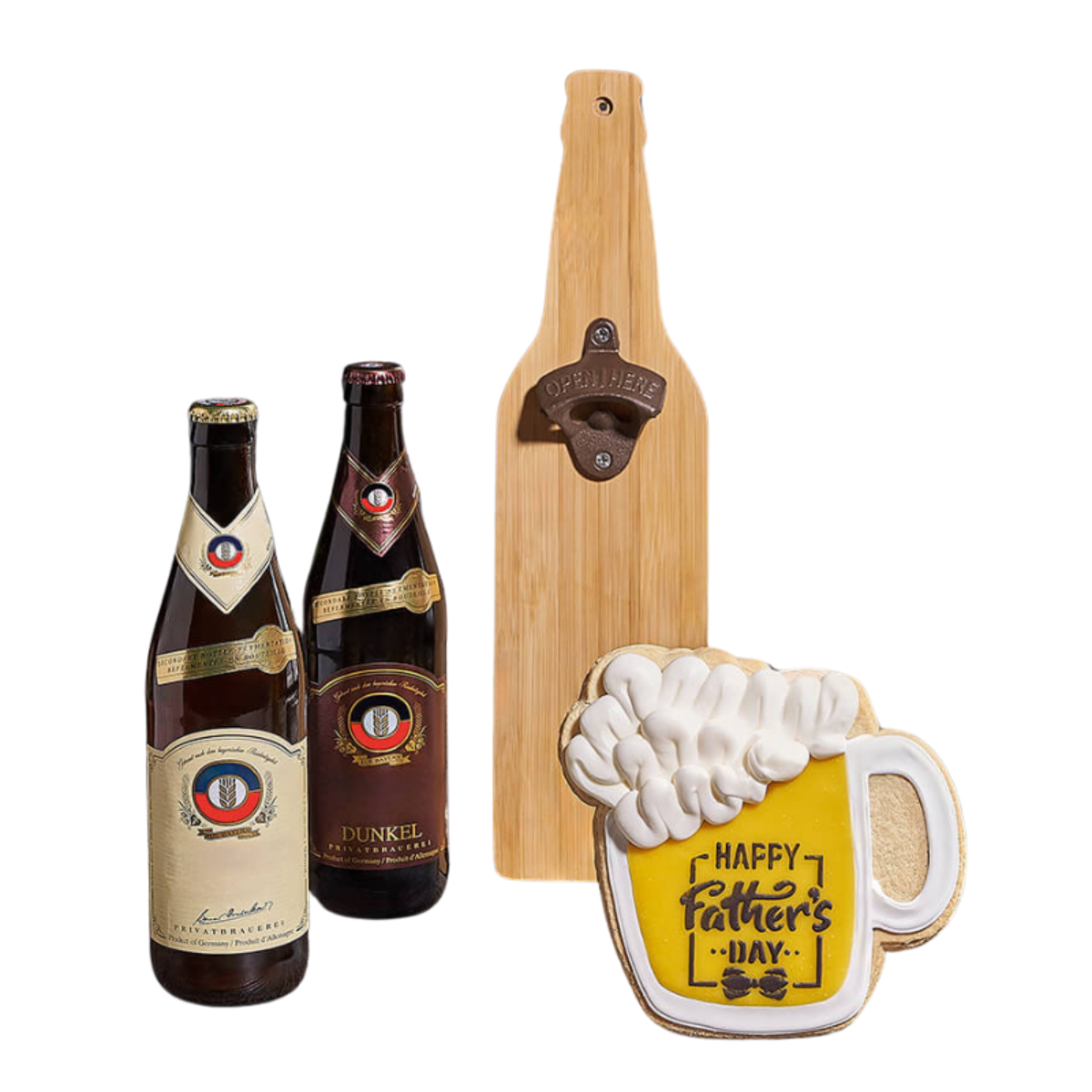 Dad specialty beer and cookie gift set, BroCrates