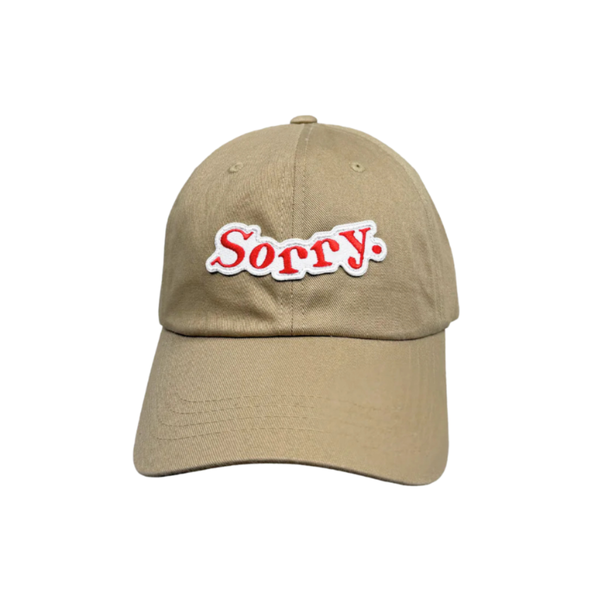 'sorry' embroidered Canadian baseball hat