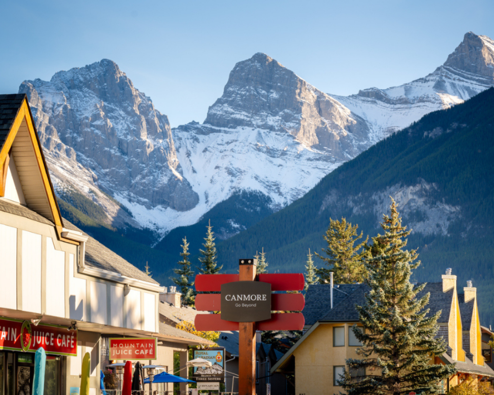 places to visit in Canada; getaways for fall; Canmore AB